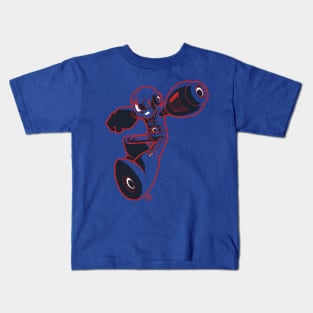 Cyber Man Red Kids T-Shirt